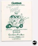 TEED OFF (Gottlieb) Manual FRENCH