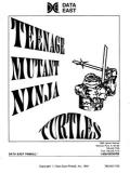 TEENAGE TURTLES (Data East) Manual