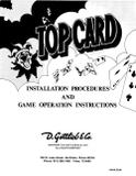 -TOP CARD (Gottlieb) Manual & Schematic