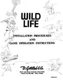 Manuals - W-WILD LIFE (Gottlieb) Manual & Schematic