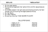 Score / Instruction Cards-MEG AATON (Playmatic) Score cards (2)