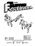 FLIPPER FOOTBALL (Capcom) Manual