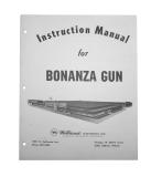 Manuals - B-BONANZA GUN (Williams) Manual Schematic