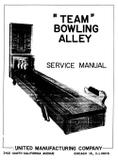 -TEAM BOWLING ALLEY (United) Manual set