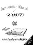 Manuals - Ta-Ti-TAHITI (United) Manual & Schematic