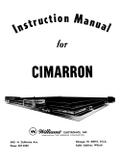 Manuals - C-CIMARON SHUFFLE (United) Manual & Schem