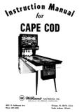 -CAPE COD SHUFFLE (United) Manual & Schem