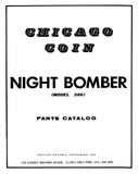 Manuals - N-NIGHT BOMBER (Chicago Coin) Manual...