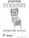 SUPER STRIAGHT (Sonic) Manual/Schematic