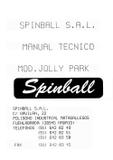 Manuals - J-JOLLY PARK (Spinball) Manual
