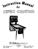 -CIVIC CENTER (United) Manual/Schematic