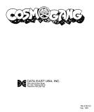 COSMO GANG (Data East) Manual