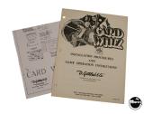 CARD WHIZ (Gottlieb) Manual & Schematic