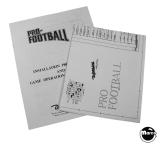 -PRO FOOTBALL (Gottlieb) Manual & Schematic