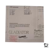 Manuals - G-GLADIATOR (Gottlieb 1956) Schematic