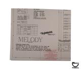 Manuals - M-MELODY (Gottlieb) Schematic