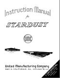 Manuals - Sq-Sz-STARDUST Bingo (United) Manual & Schematic