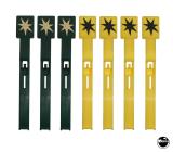 STAR RACE (Gottlieb) Drop target set (7)