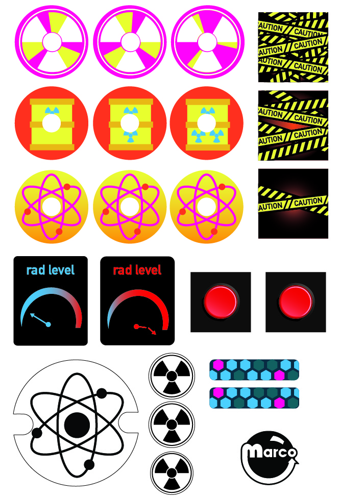 Stickers & Decals-TOTAL NUCLEAR ANNIHILATION (Spooky) Custom decal set