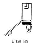 Lamp Sockets / Holders-Lamp socket - bayonet E-120-145