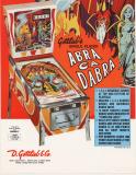 ABRA CA DABRA (Gottlieb) Flyer