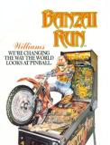 BANZAI RUN (Williams) Flyer