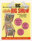 BIG SHOW (Bally 1973) Flyer
