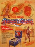 Flyers-GRAND SLAM (Bally 1983) Flyer