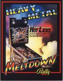 HEAVY METAL MELTDOWN (Bally) Flyer