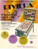 Flyers-RIVIERA Pinball (Chicago Coin) Flyer