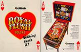 -ROYAL FLUSH DELUXE (Gottlieb) Flyer