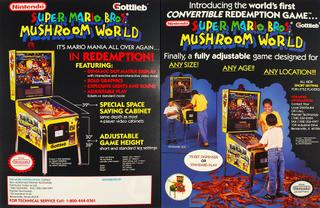 SUPER MARIO MUSHROOM (Gottlieb) Flyer