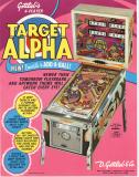 TARGET ALPHA (Gottlieb) Flyer