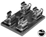 Surface mount fuse holder - double