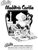 Manuals - A-ALADDIN'S CASTLE (Bally) Manual/Schem