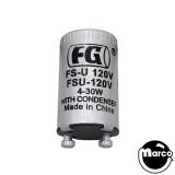 Fluorescent Lamps-Fluorescent starter FS-U FS-U-120V 165-5011-02