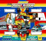 Backbox Art-NIGHT RIDER (Bally) Backglass SS
