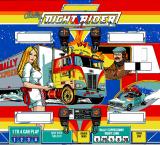 Classic Playfield Reproductions-NIGHT RIDER (Bally) Backglass SS