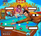 Backbox Art-EIGHT BALL (Bally 1977) Backglass