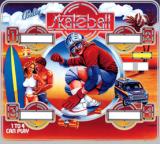 Backbox Art-SKATEBALL (Bally) Backglass