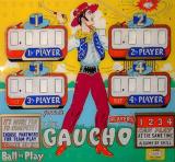 -GAUCHO (Gottlieb) Backglass