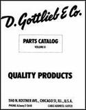 Gottlieb® 1957 Parts Catalog