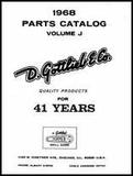 Parts Catalogs-Gottlieb® 1968 Parts Catalog Vol. J 