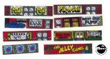 Stickers & Decals-DEADLY WEAPON (Gottlieb) Decal set