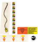 Stickers & Decals-CACTUS JACK'S (Gottlieb) Decal set