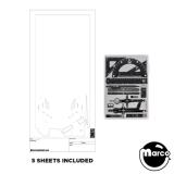 Homebrew White Wood Playfield Designer's Kit (Stern)