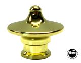 Ball Shooter Rods-Ball shooter knob point brass