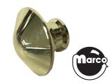 Ball Shooter Parts-Ball shooter knob truss brass