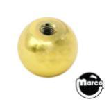 Ball shooter knob sphere brass