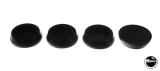Leg Leveler Cups - Polyurethane 4pc Set - BLACK